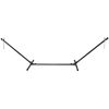 Outdoor 10-ft Heavy Duty Black Powder Coated Steel Hammock Stand