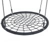 40" Spider Web Swing Nylon Rope Swivel Tree Net Assembled Black