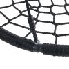 40" Spider Web Swing Nylon Rope Swivel Tree Net Assembled Black