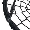 40" Spider Web Swing Nylon Rope Swivel Tree Net Assembled Black