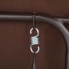 170*110*152cm With Canopy Teslin Cushion 250kg Load-Bearing Iron Swing