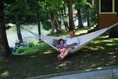 Brazilian Style Double Hammock (Color: Natural - SKU 20150)