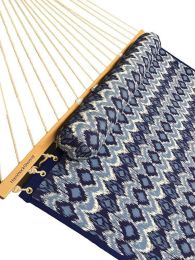 Quilted Hammock - Deluxe (Color: Blue Stripes)