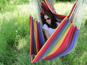 Brazilian Hammock Chair (Color: Hot Colors - SKU 82101)