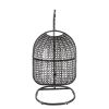 Single Free Standing Swing Chair For Home, Modern Nest Design, 300 LBS Capacity (37.4x41.34x76.77)